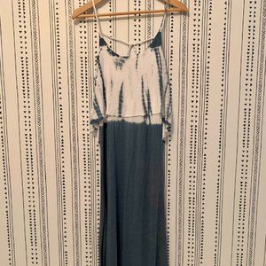 Tie Dye Blue Maxi SM
